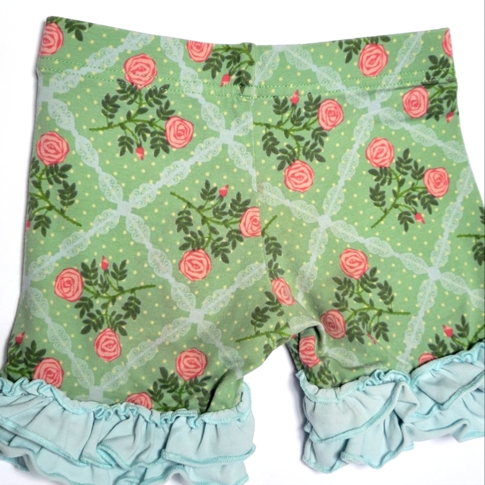 MATILDA JANE rose floral ruffle shorts size 2 - Picture 10 of 12